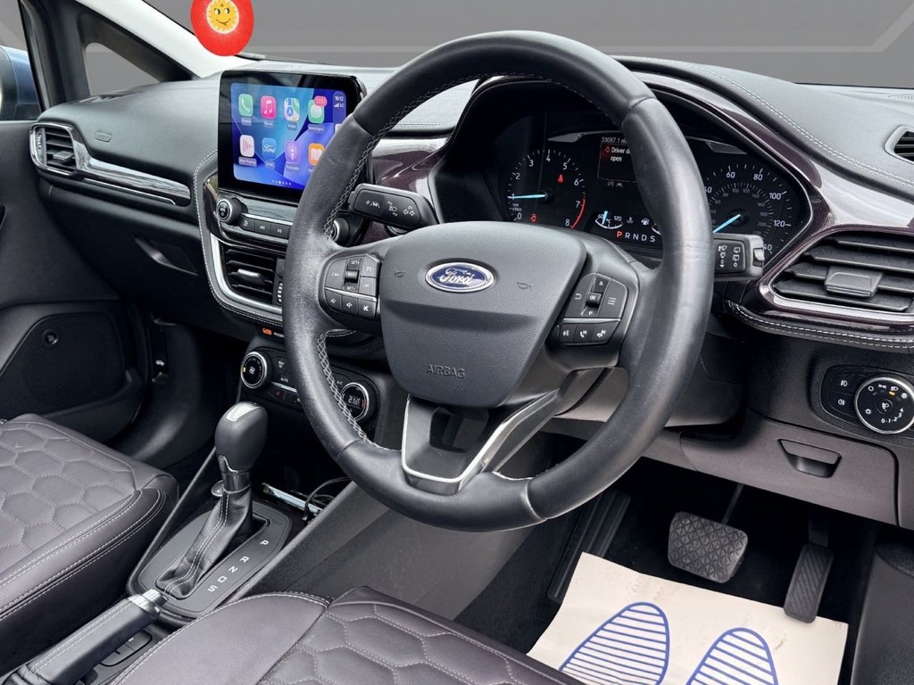 USED 2019 19 FORD FIESTA 1.0T EcoBoost GPF Vignale Hatchback 5dr Petrol Auto Euro 6 (s/s) (100 ps) PAN ROOF+APP CARPLAY+R/CAMERA+LETHR
