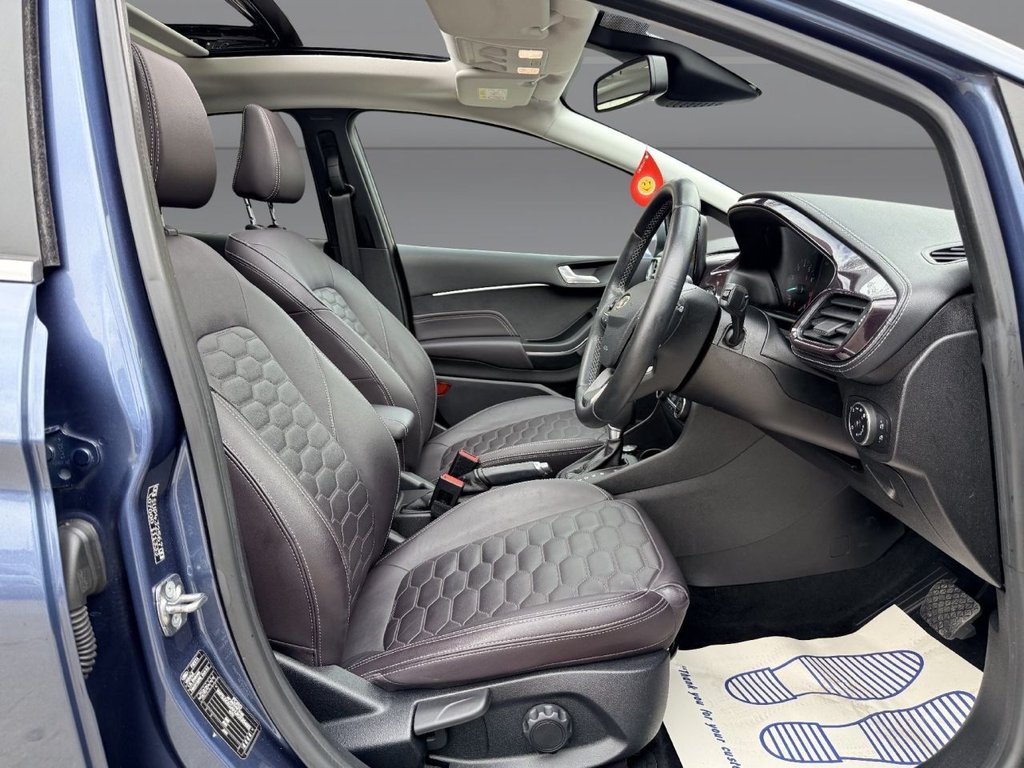 USED 2019 19 FORD FIESTA 1.0T EcoBoost GPF Vignale Hatchback 5dr Petrol Auto Euro 6 (s/s) (100 ps) PAN ROOF+APP CARPLAY+R/CAMERA+LETHR
