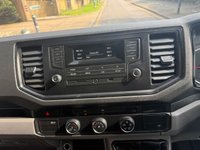 USED 2018 68 VOLKSWAGEN CRAFTER 2.0 TDI CR35 140BHP Startline FWD Euro 6 LWB L3 CAGED DROPSIDE TRUCK WITH TOOLBOX AIR CON+1 OWNER+EURO 6+