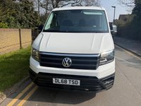 USED 2018 68 VOLKSWAGEN CRAFTER 2.0 TDI CR35 140BHP Startline FWD Euro 6 LWB L3 CAGED DROPSIDE TRUCK WITH TOOLBOX AIR CON+1 OWNER+EURO 6+
