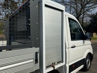 USED 2018 68 VOLKSWAGEN CRAFTER 2.0 TDI CR35 140BHP Startline FWD Euro 6 LWB L3 CAGED DROPSIDE TRUCK WITH TOOLBOX AIR CON+1 OWNER+EURO 6+