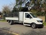 USED 2018 68 VOLKSWAGEN CRAFTER 2.0 TDI CR35 140BHP Startline FWD Euro 6 LWB L3 CAGED DROPSIDE TRUCK WITH TOOLBOX AIR CON+1 OWNER+EURO 6+