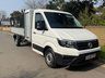 USED 2018 68 VOLKSWAGEN CRAFTER 2.0 TDI CR35 140BHP Startline FWD Euro 6 LWB L3 CAGED DROPSIDE TRUCK WITH TOOLBOX AIR CON+1 OWNER+EURO 6+