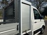 USED 2018 68 VOLKSWAGEN CRAFTER 2.0 TDI CR35 140BHP Startline FWD Euro 6 LWB L3 CAGED DROPSIDE TRUCK WITH TOOLBOX AIR CON+1 OWNER+EURO 6+