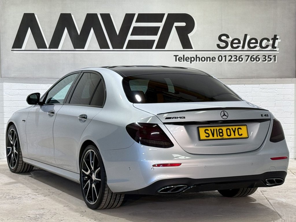 USED 2018 18 MERCEDES-BENZ E-CLASS 3.0 E43 V6 AMG (Premium Plus) Saloon 4dr Petrol G-Tronic+ 4MATIC Euro 6 (s/s) (401 ps)