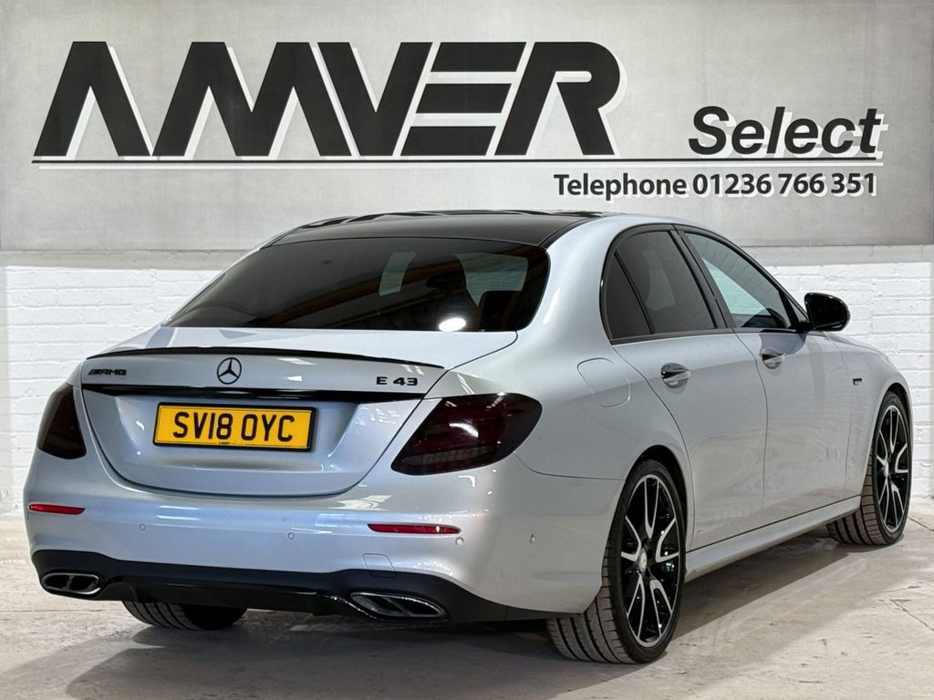 USED 2018 18 MERCEDES-BENZ E-CLASS 3.0 E43 V6 AMG (Premium Plus) Saloon 4dr Petrol G-Tronic+ 4MATIC Euro 6 (s/s) (401 ps)