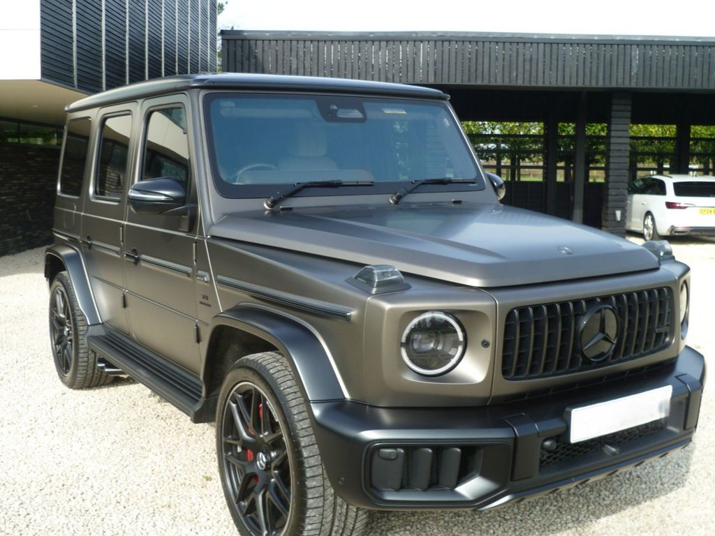 USED 2025 75 MERCEDES-BENZ G-CLASS 4.0 G63 V8 BiTurbo MHEV AMG Magno Edition SUV 5dr Petrol Hybrid SpdS+9GT 4WD Euro 6 (s/s) (605 ps) Very rare registered del miles best colour