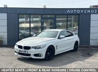 USED 2014 64 BMW 4 SERIES 2.0 420d M Sport Coupe 2dr Diesel Manual Euro 6 (s/s) (184 ps) HEATED SEATS + FRONT & REAR SENSORS + CRUISE CONTROL + SATNAV