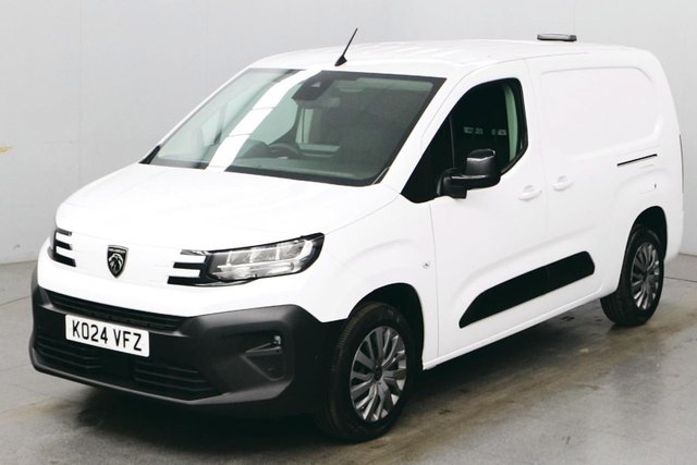 2024 24 PEUGEOT PARTNER 1.5 BlueHDi 950 Asphalt 100 BHP LWB Euro 6 ULEZ Compliant Parking Package | Sat Nav | Air Conditioning | Apple CarPlay | Android Auto