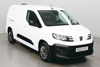 USED 2024 24 PEUGEOT PARTNER 1.5 BlueHDi 950 Asphalt 100 BHP LWB Euro 6 ULEZ Compliant Parking Package | Sat Nav | Air Conditioning | Apple CarPlay | Android Auto
