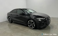 USED 2022 72 AUDI A3 1.0 TFSI 30 S line Saloon 4dr Petrol Manual Euro 6 (s/s) (110 ps) FASH 19" Black Edition Leather CarPlay