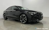 USED 2022 72 AUDI A3 1.0 TFSI 30 S line Saloon 4dr Petrol Manual Euro 6 (s/s) (110 ps) FASH 19" Black Edition Leather CarPlay
