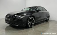 USED 2022 72 AUDI A3 1.0 TFSI 30 S line Saloon 4dr Petrol Manual Euro 6 (s/s) (110 ps) FASH 19" Black Edition Leather CarPlay
