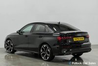 USED 2022 72 AUDI A3 1.0 TFSI 30 S line Saloon 4dr Petrol Manual Euro 6 (s/s) (110 ps) FASH 19" Black Edition Leather CarPlay