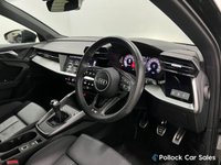 USED 2022 72 AUDI A3 1.0 TFSI 30 S line Saloon 4dr Petrol Manual Euro 6 (s/s) (110 ps) FASH 19" Black Edition Leather CarPlay