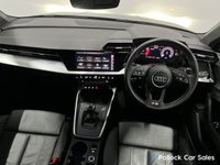 USED 2022 72 AUDI A3 1.0 TFSI 30 S line Saloon 4dr Petrol Manual Euro 6 (s/s) (110 ps) FASH 19" Black Edition Leather CarPlay
