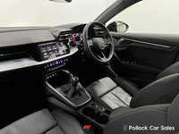 USED 2022 72 AUDI A3 1.0 TFSI 30 S line Saloon 4dr Petrol Manual Euro 6 (s/s) (110 ps) FASH 19" Black Edition Leather CarPlay