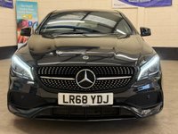 USED 2018 68 MERCEDES-BENZ CLA 2.1 CLA220d AMG Line Night Edition Coupe 4 Door Diesel 7G-DCT Euro 6 (s/s) (170 ps) NIGHT PACK NAVIGATION REAR CAMERA