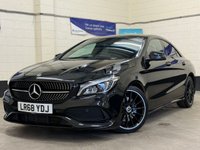 USED 2018 68 MERCEDES-BENZ CLA 2.1 CLA220d AMG Line Night Edition Coupe 4 Door Diesel 7G-DCT Euro 6 (s/s) (170 ps) NIGHT PACK NAVIGATION REAR CAMERA