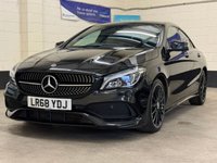 USED 2018 68 MERCEDES-BENZ CLA 2.1 CLA220d AMG Line Night Edition Coupe 4 Door Diesel 7G-DCT Euro 6 (s/s) (170 ps) NIGHT PACK NAVIGATION REAR CAMERA