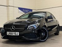 USED 2018 68 MERCEDES-BENZ CLA 2.1 CLA220d AMG Line Night Edition Coupe 4 Door Diesel 7G-DCT Euro 6 (s/s) (170 ps) NIGHT PACK NAVIGATION REAR CAMERA