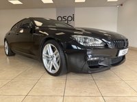 USED 2014 64 BMW 6 SERIES GRAN COUPE 4.4 650i V8 M Sport Saloon 4dr Petrol Auto Euro 6 (s/s) (450 ps) IVORY WHITE DAKOTA LEATHER, BMW PROFESSONAL SATELLITE NAVIGATION, ELECTRIC GLASS SUNROOF, 20&rdquo; M DOUBLE SPOKE ALLOY WHEELS, HEAD UP DISPLAY, HEATED FRONT SEATS, SURROUND VIEW, FRONT & REAR PARKING SENSORS, COMFORT ACCESS SYSTEM, REVERSING ASSIST CAMERA, ELECTRIC FRONT SEATS WITH LUMBAR SUPPORT AND MEMORY, SOFT CLOSE DOORS, HEAD UP DISPLAY HEATED FRONT SEATS, CRUISE CONTROL, DSC, HIGH BEAM ASSIST, KEYLESS