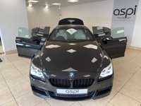 USED 2014 64 BMW 6 SERIES GRAN COUPE 4.4 650i V8 M Sport Saloon 4dr Petrol Auto Euro 6 (s/s) (450 ps) IVORY WHITE DAKOTA LEATHER, BMW PROFESSONAL SATELLITE NAVIGATION, ELECTRIC GLASS SUNROOF, 20&rdquo; M DOUBLE SPOKE ALLOY WHEELS, HEAD UP DISPLAY, HEATED FRONT SEATS, SURROUND VIEW, FRONT & REAR PARKING SENSORS, COMFORT ACCESS SYSTEM, REVERSING ASSIST CAMERA, ELECTRIC FRONT SEATS WITH LUMBAR SUPPORT AND MEMORY, SOFT CLOSE DOORS, HEAD UP DISPLAY HEATED FRONT SEATS, CRUISE CONTROL, DSC, HIGH BEAM ASSIST, KEYLESS