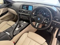 USED 2014 64 BMW 6 SERIES GRAN COUPE 4.4 650i V8 M Sport Saloon 4dr Petrol Auto Euro 6 (s/s) (450 ps) IVORY WHITE DAKOTA LEATHER, BMW PROFESSONAL SATELLITE NAVIGATION, ELECTRIC GLASS SUNROOF, 20&rdquo; M DOUBLE SPOKE ALLOY WHEELS, HEAD UP DISPLAY, HEATED FRONT SEATS, SURROUND VIEW, FRONT & REAR PARKING SENSORS, COMFORT ACCESS SYSTEM, REVERSING ASSIST CAMERA, ELECTRIC FRONT SEATS WITH LUMBAR SUPPORT AND MEMORY, SOFT CLOSE DOORS, HEAD UP DISPLAY HEATED FRONT SEATS, CRUISE CONTROL, DSC, HIGH BEAM ASSIST, KEYLESS