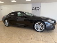 USED 2014 64 BMW 6 SERIES GRAN COUPE 4.4 650i V8 M Sport Saloon 4dr Petrol Auto Euro 6 (s/s) (450 ps) IVORY WHITE DAKOTA LEATHER, BMW PROFESSONAL SATELLITE NAVIGATION, ELECTRIC GLASS SUNROOF, 20&rdquo; M DOUBLE SPOKE ALLOY WHEELS, HEAD UP DISPLAY, HEATED FRONT SEATS, SURROUND VIEW, FRONT & REAR PARKING SENSORS, COMFORT ACCESS SYSTEM, REVERSING ASSIST CAMERA, ELECTRIC FRONT SEATS WITH LUMBAR SUPPORT AND MEMORY, SOFT CLOSE DOORS, HEAD UP DISPLAY HEATED FRONT SEATS, CRUISE CONTROL, DSC, HIGH BEAM ASSIST, KEYLESS