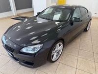 USED 2014 64 BMW 6 SERIES GRAN COUPE 4.4 650i V8 M Sport Saloon 4dr Petrol Auto Euro 6 (s/s) (450 ps) IVORY WHITE DAKOTA LEATHER, BMW PROFESSONAL SATELLITE NAVIGATION, ELECTRIC GLASS SUNROOF, 20&rdquo; M DOUBLE SPOKE ALLOY WHEELS, HEAD UP DISPLAY, HEATED FRONT SEATS, SURROUND VIEW, FRONT & REAR PARKING SENSORS, COMFORT ACCESS SYSTEM, REVERSING ASSIST CAMERA, ELECTRIC FRONT SEATS WITH LUMBAR SUPPORT AND MEMORY, SOFT CLOSE DOORS, HEAD UP DISPLAY HEATED FRONT SEATS, CRUISE CONTROL, DSC, HIGH BEAM ASSIST, KEYLESS