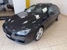 USED 2014 64 BMW 6 SERIES GRAN COUPE 4.4 650i V8 M Sport Saloon 4dr Petrol Auto Euro 6 (s/s) (450 ps) IVORY WHITE DAKOTA LEATHER, BMW PROFESSONAL SATELLITE NAVIGATION, ELECTRIC GLASS SUNROOF, 20&rdquo; M DOUBLE SPOKE ALLOY WHEELS, HEAD UP DISPLAY, HEATED FRONT SEATS, SURROUND VIEW, FRONT & REAR PARKING SENSORS, COMFORT ACCESS SYSTEM, REVERSING ASSIST CAMERA, ELECTRIC FRONT SEATS WITH LUMBAR SUPPORT AND MEMORY, SOFT CLOSE DOORS, HEAD UP DISPLAY HEATED FRONT SEATS, CRUISE CONTROL, DSC, HIGH BEAM ASSIST, KEYLESS