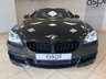 USED 2014 64 BMW 6 SERIES GRAN COUPE 4.4 650i V8 M Sport Saloon 4dr Petrol Auto Euro 6 (s/s) (450 ps) IVORY WHITE DAKOTA LEATHER, BMW PROFESSONAL SATELLITE NAVIGATION, ELECTRIC GLASS SUNROOF, 20&rdquo; M DOUBLE SPOKE ALLOY WHEELS, HEAD UP DISPLAY, HEATED FRONT SEATS, SURROUND VIEW, FRONT & REAR PARKING SENSORS, COMFORT ACCESS SYSTEM, REVERSING ASSIST CAMERA, ELECTRIC FRONT SEATS WITH LUMBAR SUPPORT AND MEMORY, SOFT CLOSE DOORS, HEAD UP DISPLAY HEATED FRONT SEATS, CRUISE CONTROL, DSC, HIGH BEAM ASSIST, KEYLESS