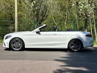 USED 2018 68 MERCEDES-BENZ C-CLASS 1.5 C200 MHEV AMG Line (Premium) Cabriolet 2dr Petrol G-Tronic+ Euro 6 (s/s) (198 ps) GREAT HISTORY - AIRSCARF