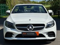 USED 2018 68 MERCEDES-BENZ C-CLASS 1.5 C200 MHEV AMG Line (Premium) Cabriolet 2dr Petrol G-Tronic+ Euro 6 (s/s) (198 ps) GREAT HISTORY - AIRSCARF