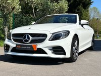 USED 2018 68 MERCEDES-BENZ C-CLASS 1.5 C200 MHEV AMG Line (Premium) Cabriolet 2dr Petrol G-Tronic+ Euro 6 (s/s) (198 ps) GREAT HISTORY - AIRSCARF