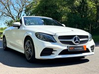 USED 2018 68 MERCEDES-BENZ C-CLASS 1.5 C200 MHEV AMG Line (Premium) Cabriolet 2dr Petrol G-Tronic+ Euro 6 (s/s) (198 ps) GREAT HISTORY - AIRSCARF
