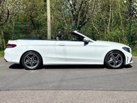 USED 2018 68 MERCEDES-BENZ C-CLASS 1.5 C200 MHEV AMG Line (Premium) Cabriolet 2dr Petrol G-Tronic+ Euro 6 (s/s) (198 ps) GREAT HISTORY - AIRSCARF