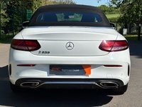 USED 2018 68 MERCEDES-BENZ C-CLASS 1.5 C200 MHEV AMG Line (Premium) Cabriolet 2dr Petrol G-Tronic+ Euro 6 (s/s) (198 ps) GREAT HISTORY - AIRSCARF