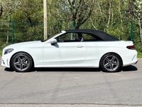 USED 2018 68 MERCEDES-BENZ C-CLASS 1.5 C200 MHEV AMG Line (Premium) Cabriolet 2dr Petrol G-Tronic+ Euro 6 (s/s) (198 ps) GREAT HISTORY - AIRSCARF