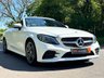 USED 2018 68 MERCEDES-BENZ C-CLASS 1.5 C200 MHEV AMG Line (Premium) Cabriolet 2dr Petrol G-Tronic+ Euro 6 (s/s) (198 ps) GREAT HISTORY - AIRSCARF
