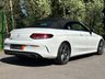 USED 2018 68 MERCEDES-BENZ C-CLASS 1.5 C200 MHEV AMG Line (Premium) Cabriolet 2dr Petrol G-Tronic+ Euro 6 (s/s) (198 ps) GREAT HISTORY - AIRSCARF