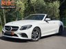 USED 2018 68 MERCEDES-BENZ C-CLASS 1.5 C200 MHEV AMG Line (Premium) Cabriolet 2dr Petrol G-Tronic+ Euro 6 (s/s) (198 ps) GREAT HISTORY - AIRSCARF