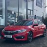 USED 2019 19 HONDA CIVIC 1.0 VTEC Turbo SR Saloon 4dr Petrol CVT Euro 6 (s/s) (126 ps) 