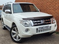 USED 2013 63 MITSUBISHI SHOGUN 3.2 DI-DC SG4 SUV 5dr Diesel Auto 4WD Euro 5 LWB (197 ps) FULL BLACK LEATHER HEATED SEATS