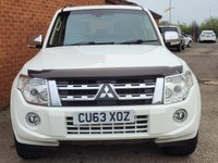 USED 2013 63 MITSUBISHI SHOGUN 3.2 DI-DC SG4 SUV 5dr Diesel Auto 4WD Euro 5 LWB (197 ps) FULL BLACK LEATHER HEATED SEATS