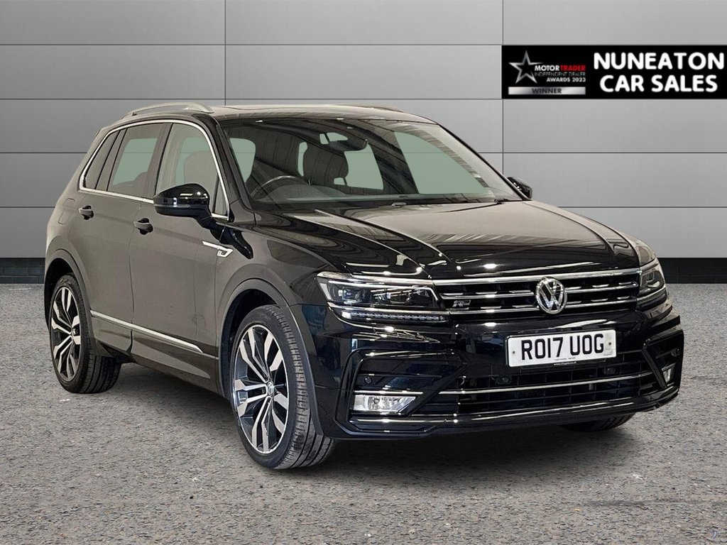 USED 2017 17 VOLKSWAGEN TIGUAN 2.0 TDI BlueMotion Tech R-Line SUV 5dr Diesel DSG 4Motion Euro 6 (s/s) (150 ps) 