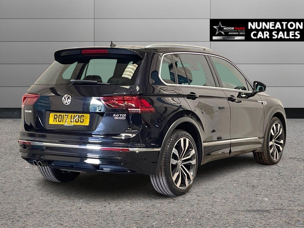 USED 2017 17 VOLKSWAGEN TIGUAN 2.0 TDI BlueMotion Tech R-Line SUV 5dr Diesel DSG 4Motion Euro 6 (s/s) (150 ps) 