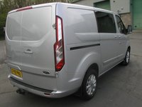 USED 2019 19 FORD TRANSIT CUSTOM 2.0 320 EcoBlue Limited Crew Van Double Cab 5dr L1 H1 Euro 6 (6 Seat) (130 ps) - NO VAT Air Con, 43000 miles, Recent Timing Belt fitted
