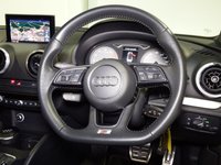 USED 2018 18 AUDI S3 2.0 TFSI Cabriolet 2dr Petrol S Tronic quattro Euro 6 (s/s) (310 ps) 6 SERVICES-SAT NAV-A/C-ALLOYS-PADDLE SHIFT AUTO-PARKING SENSORS-