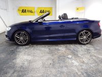USED 2018 18 AUDI S3 2.0 TFSI Cabriolet 2dr Petrol S Tronic quattro Euro 6 (s/s) (310 ps) 6 SERVICES-SAT NAV-A/C-ALLOYS-PADDLE SHIFT AUTO-PARKING SENSORS-